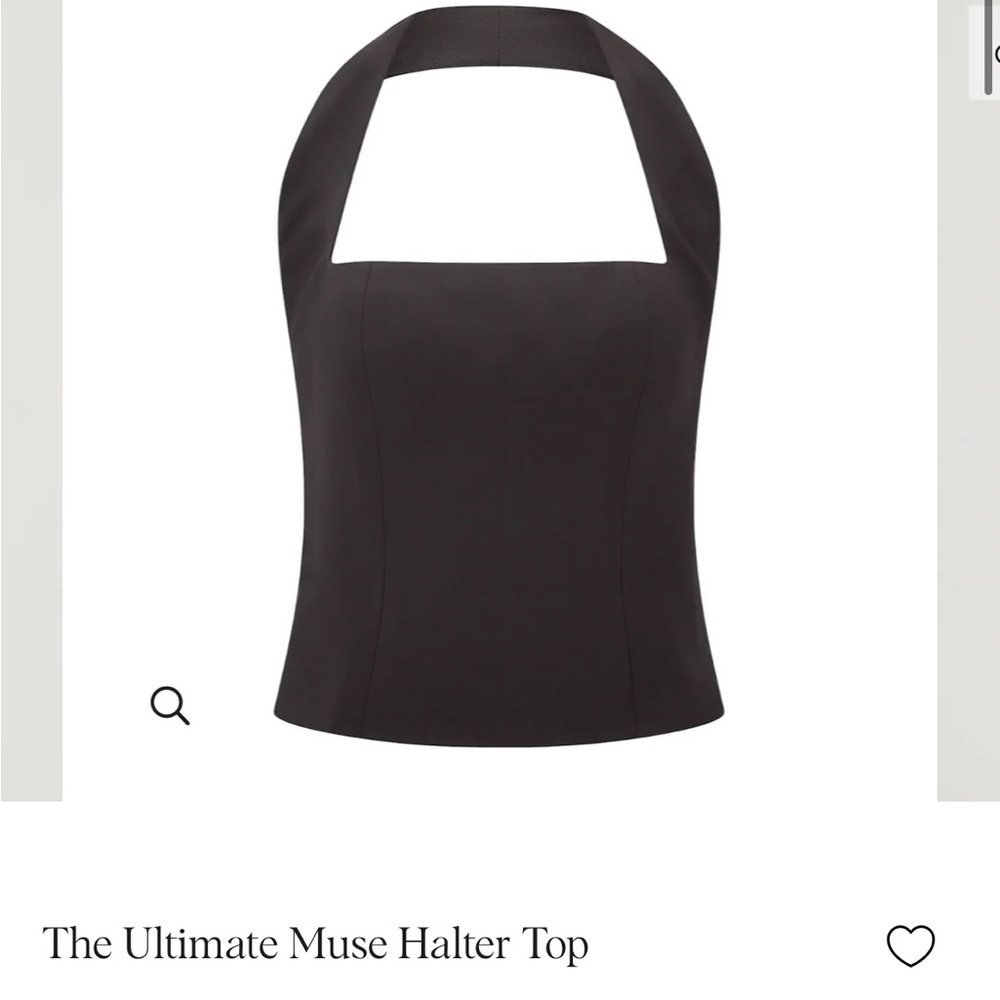 Odd Muse The Ultimate Muse Black Halter Crop Top